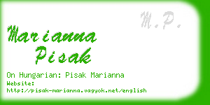 marianna pisak business card